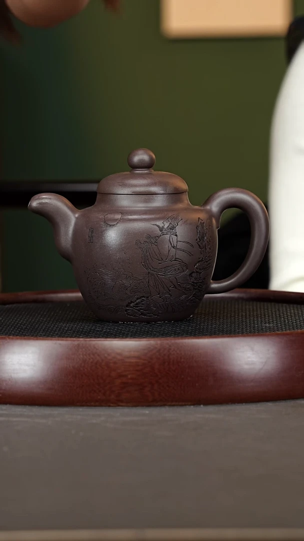 茶壶紫砂60LCH古韵 天青泥520cc
