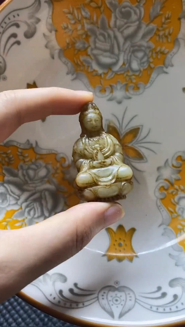 瓷片瓷片 瓷器 摆件 1个