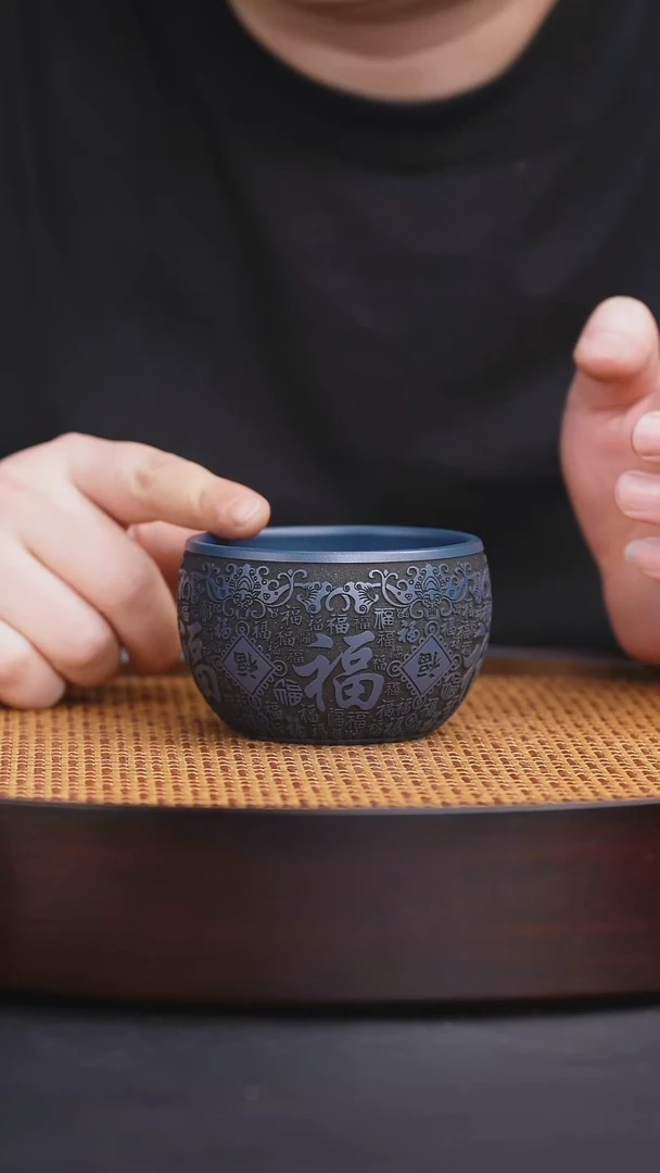 宜兴全手工紫砂杯