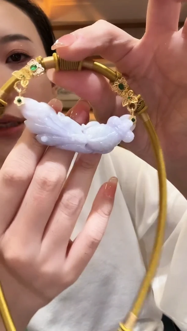 颈饰未镶嵌翡翠国风