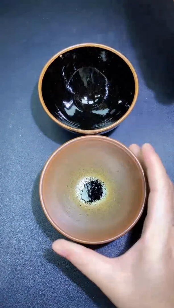 茶盏27两只微瑕