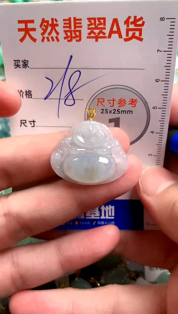 【闪购商品】翡翠颈饰18K金镶嵌0212090618