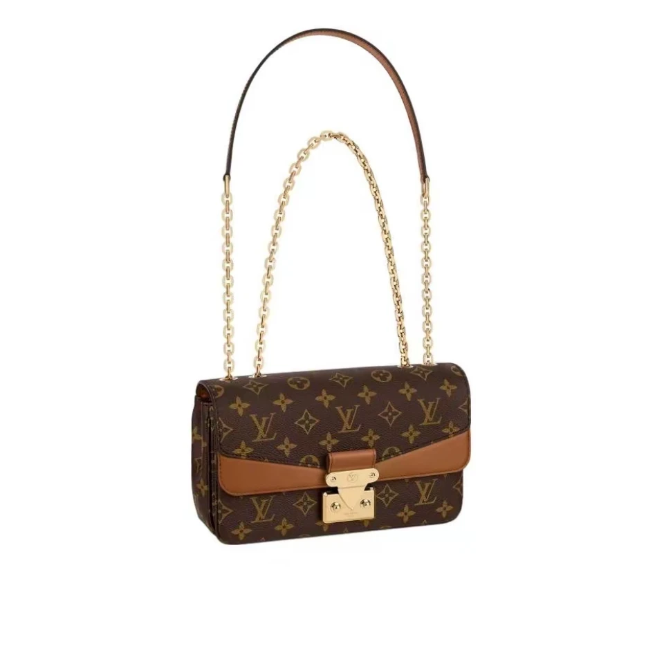 95新 LouisVuitton/路易威登 LV马尔索链条单肩包