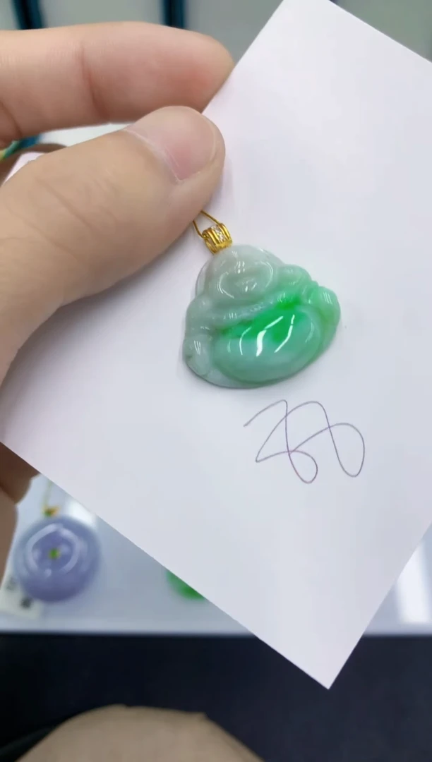 颈饰未镶嵌翡翠翡翠