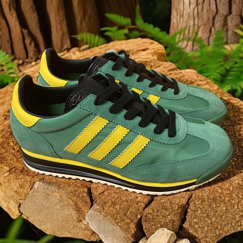 新款丝光磨砂牛反绒德训撞色女鞋休闲百搭透气潮鞋春夏