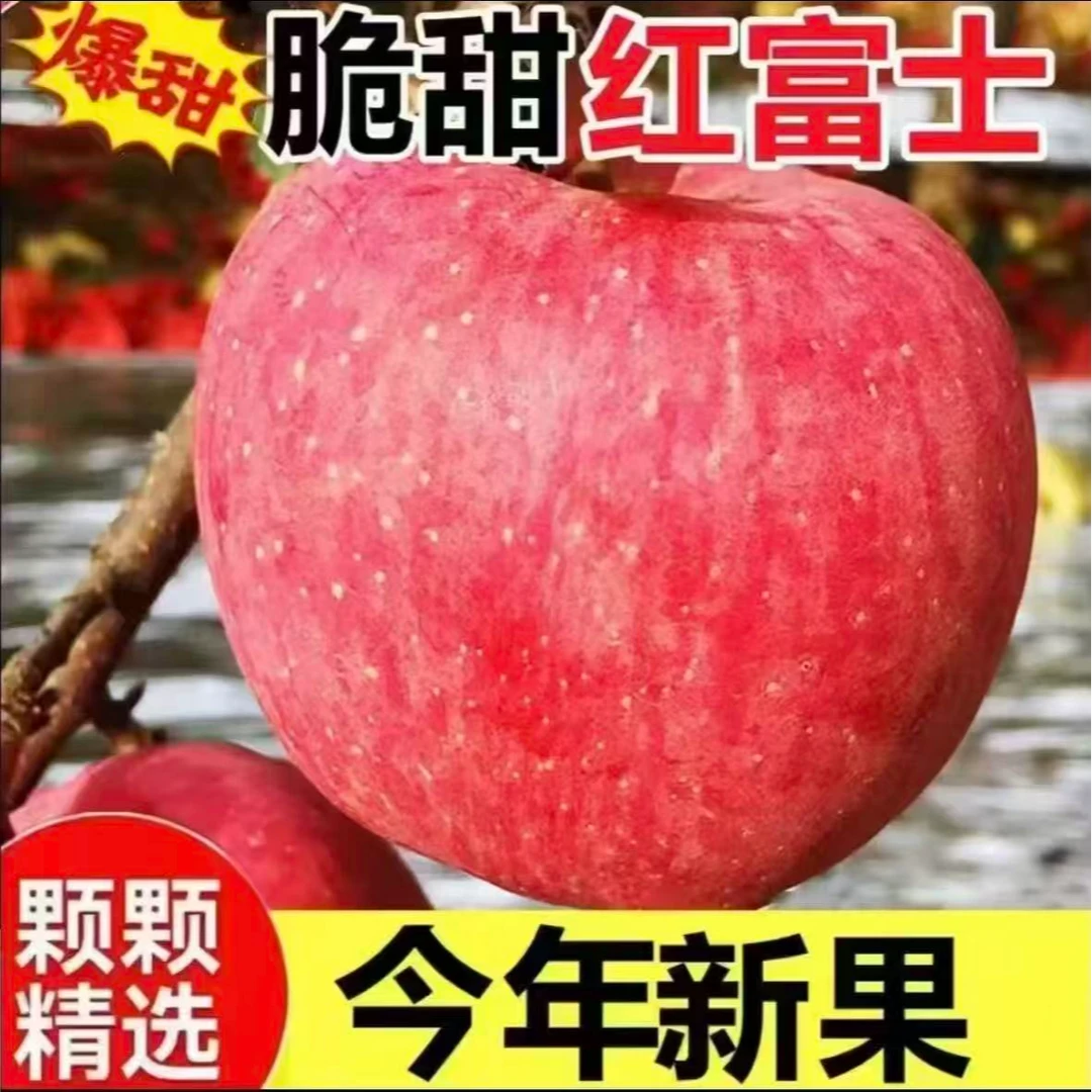 【彩箱10斤】山西高原苹果当季新鲜水果孕妇脆甜红富士苹果冰糖心6