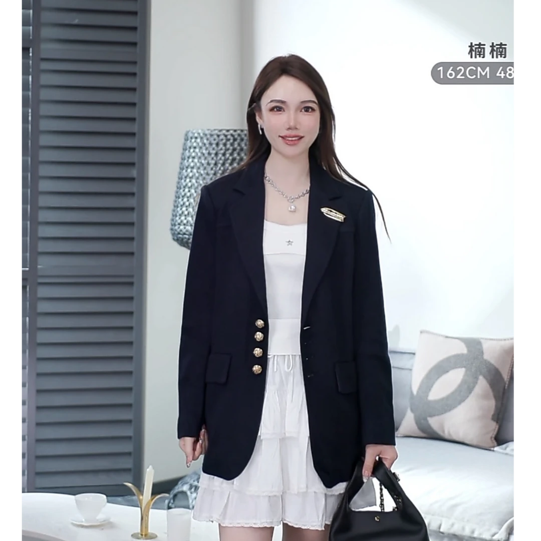 i-EAST 旧青画~设计师款挂件西装外套-5C WT10280