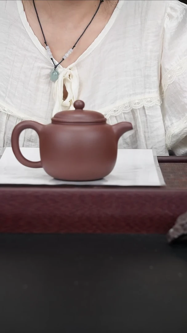 茶壶紫砂底槽青复刻匏尊300CC