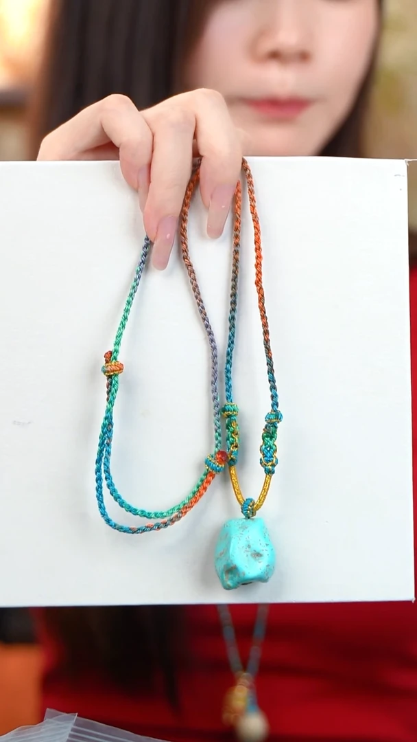 未镶嵌绿松石绿松项链