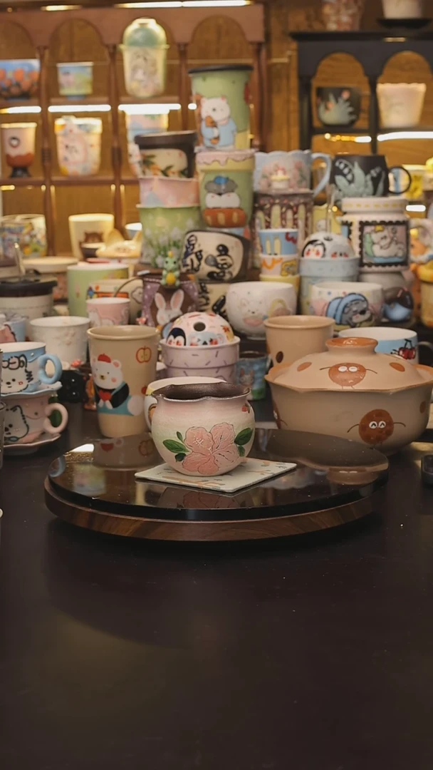 景德镇釉下彩绘设计师款式陶瓷