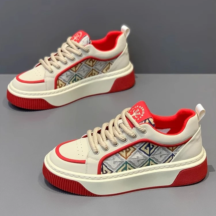 国潮轻奢男鞋2025新款春秋透气运动休闲鞋厚底增高鞋网红同款潮鞋