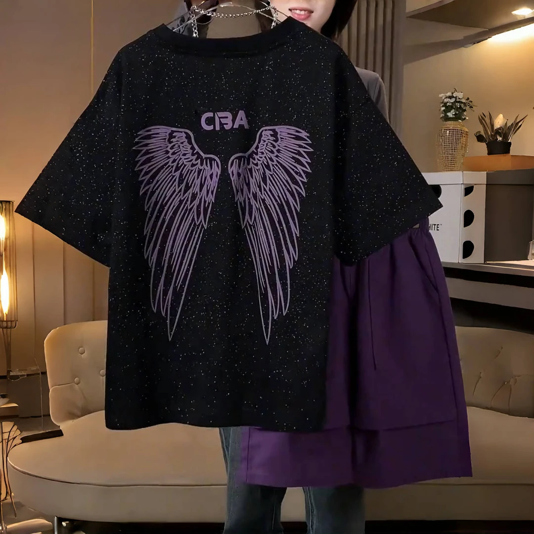 童装男童中大童夏季韩版2025时尚休闲运动俩件套宽松短裤套装潮