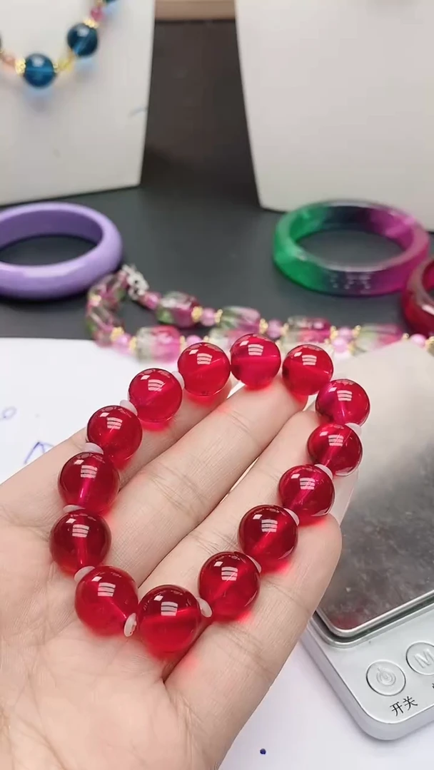 无非金属     卢比色  碧碧  13.5mm   气质手链