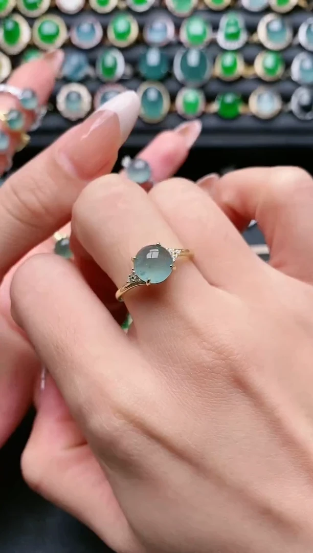 【闪购商品】翡翠戒指银S925镶嵌1111111