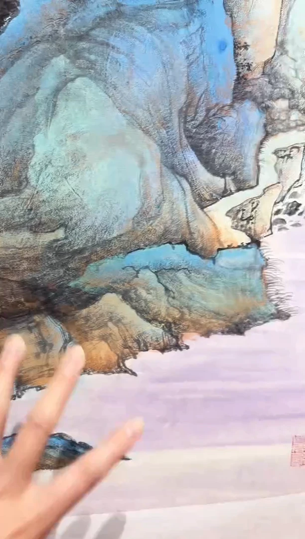 国画秦燕格国画手绘作品Y43