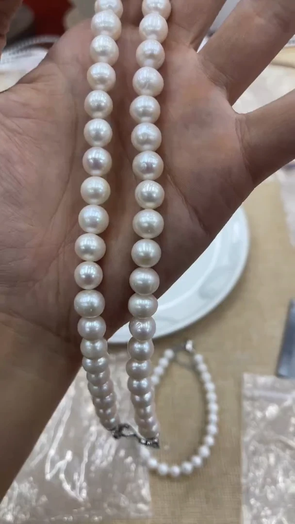 颈饰合金淡水珍珠115