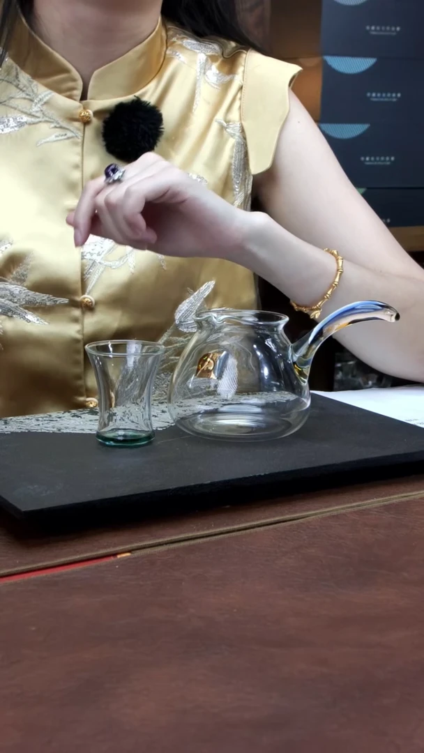 云昭茶海+凝香杯单杯 墨绿