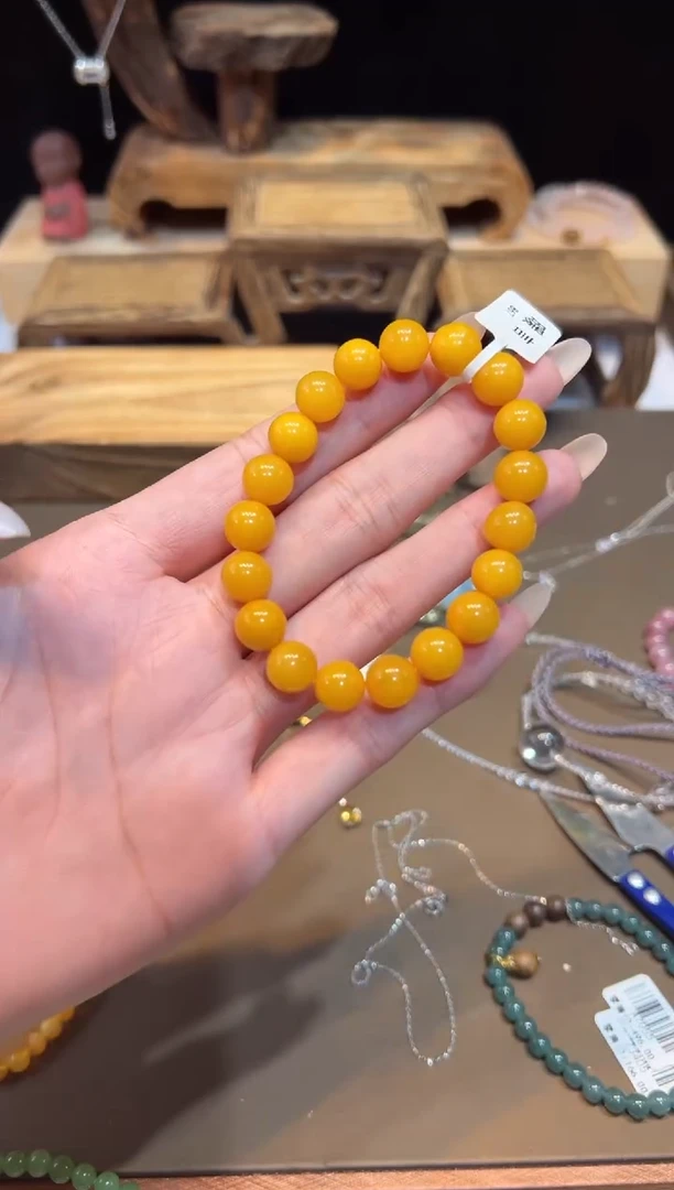 手链琥珀未镶嵌手饰@@867