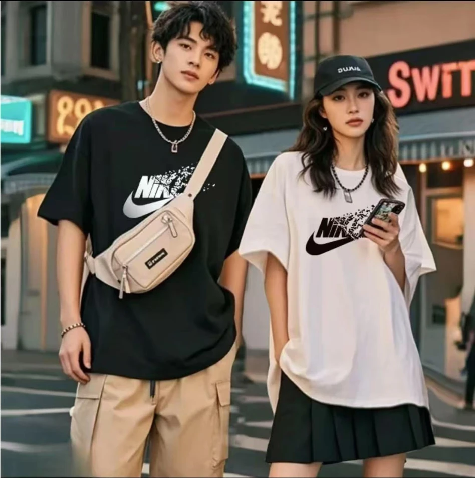 【一折粉丝福利】夏季男女同款百搭时尚潮牌短袖T恤-A39