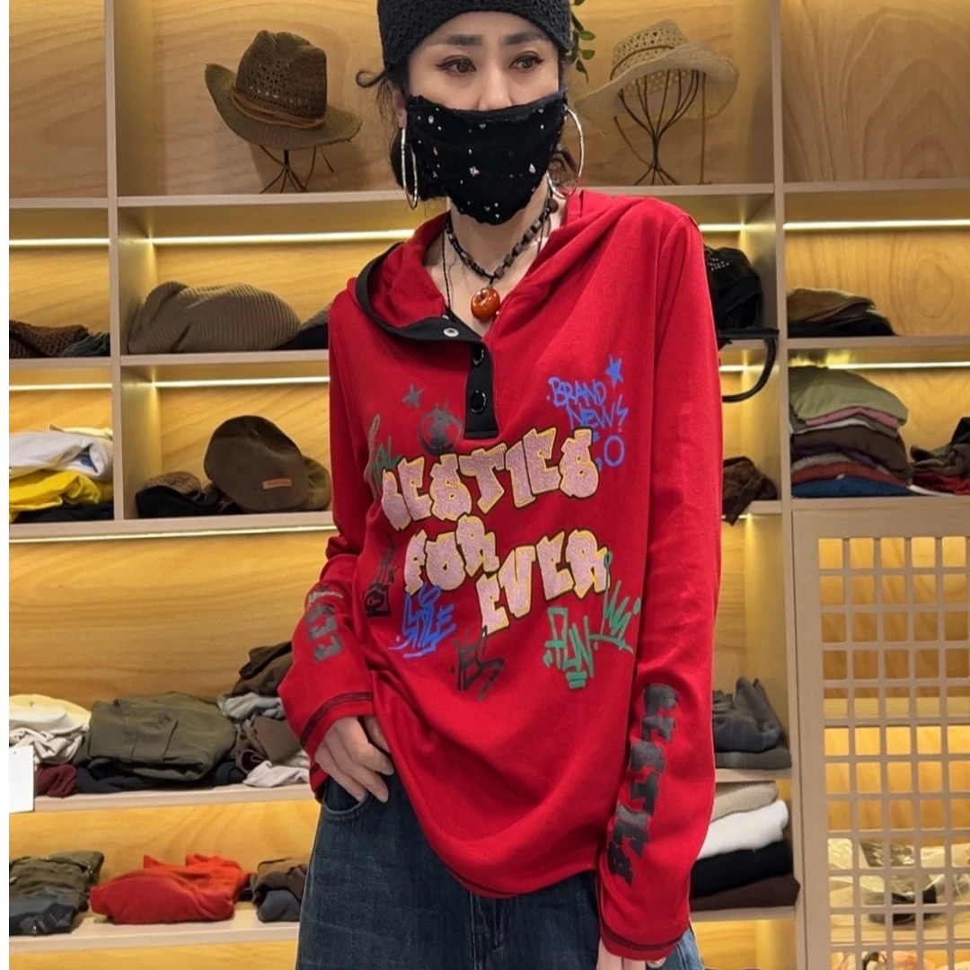 83523春季潮牌高弹力显瘦百搭连帽上衣