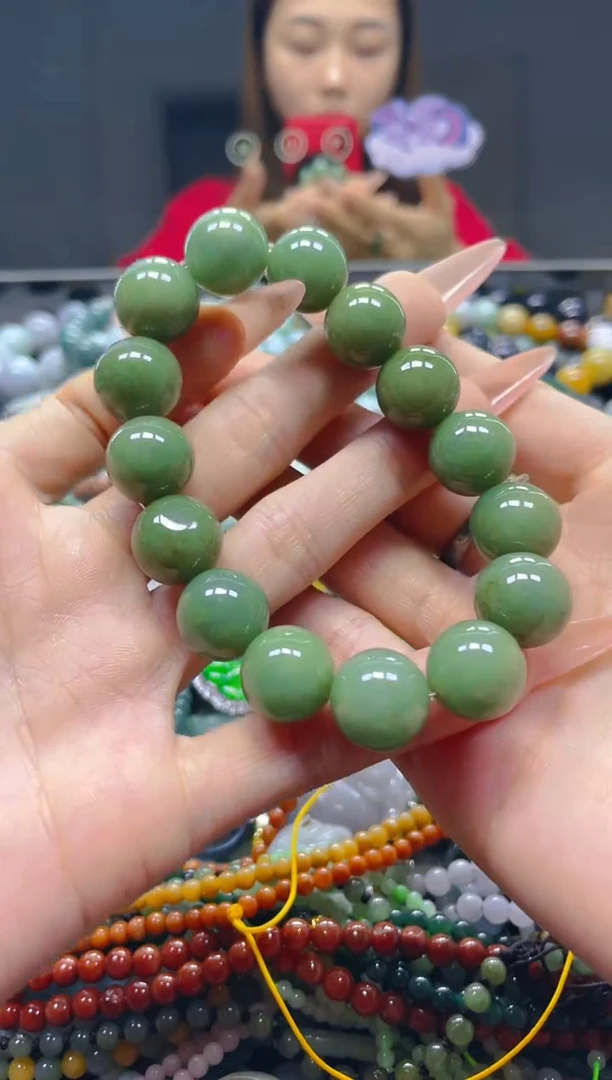 颈饰未镶嵌翡翠13MM