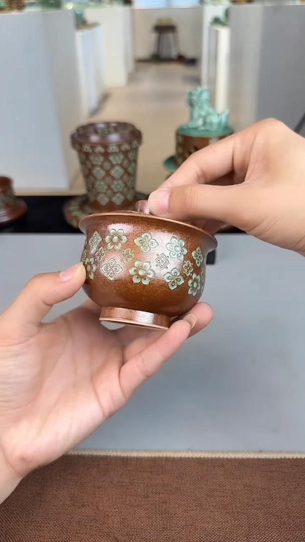 青瓷手工茶器包邮