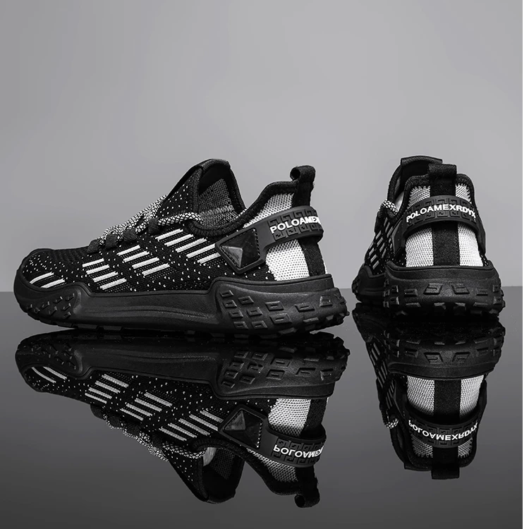 透气飞织网面鞋百搭春季夏季韩版男女同款-W1188