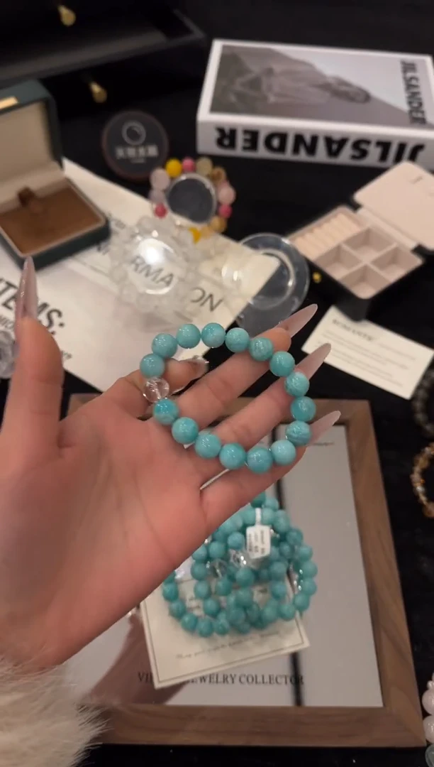 未镶嵌手链水晶天河石x3587