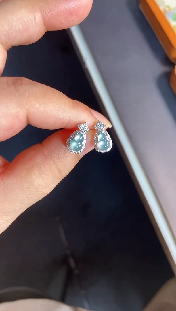 吊坠(不含链)银S925镶嵌翡翠1