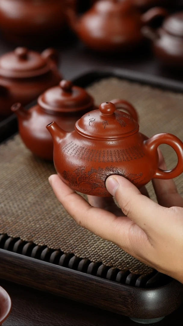 茶壶紫砂竹**叟黄龙山紫砂
