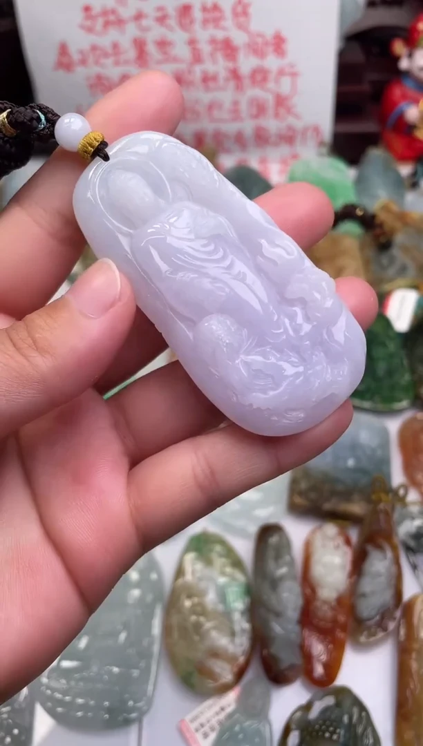 颈饰未镶嵌翡翠阿弥陀佛