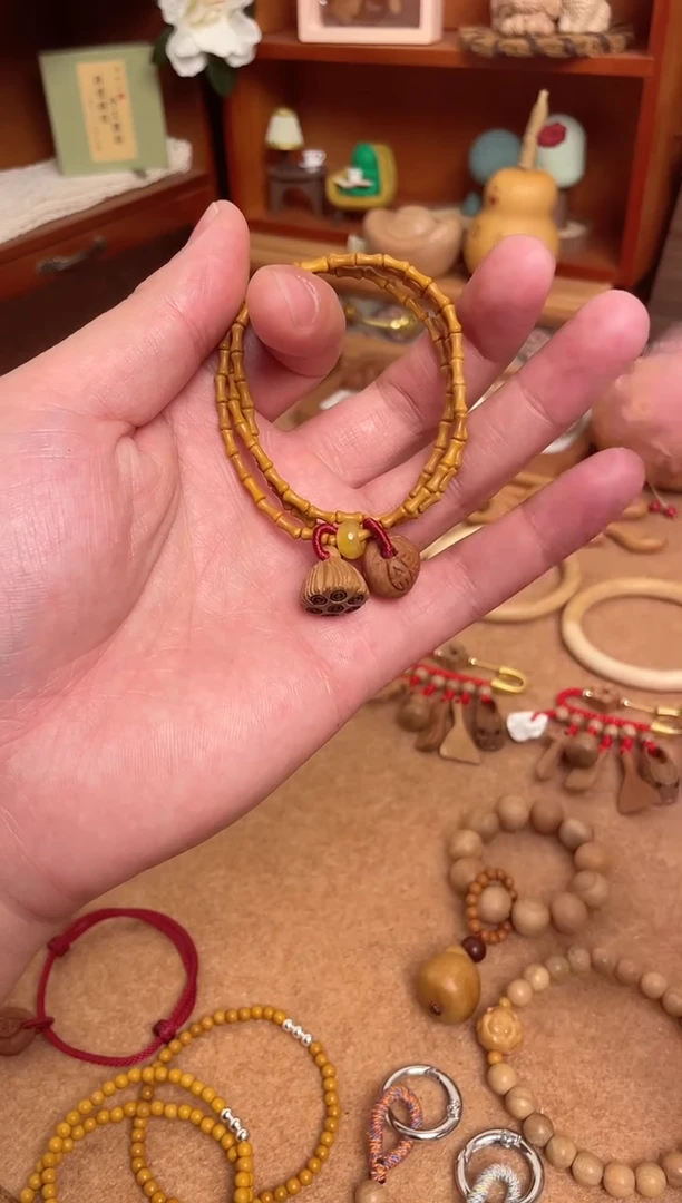 三圈竹节手串一物一拍好运连连