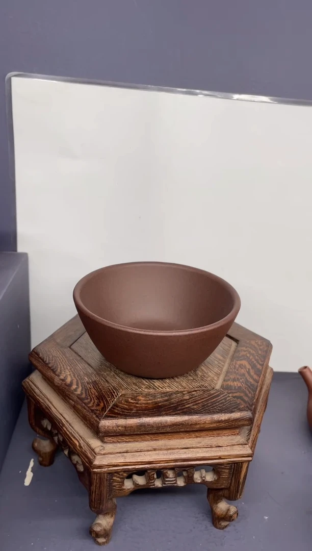 茶壶紫砂台西紫泥 大碗杯