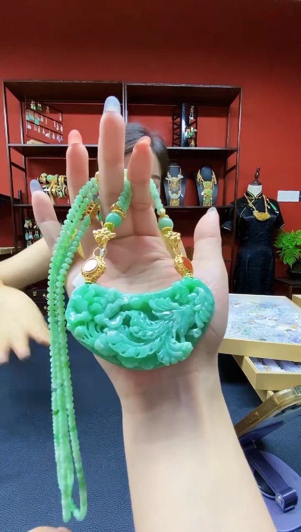 颈饰未镶嵌翡翠翡翠吊坠