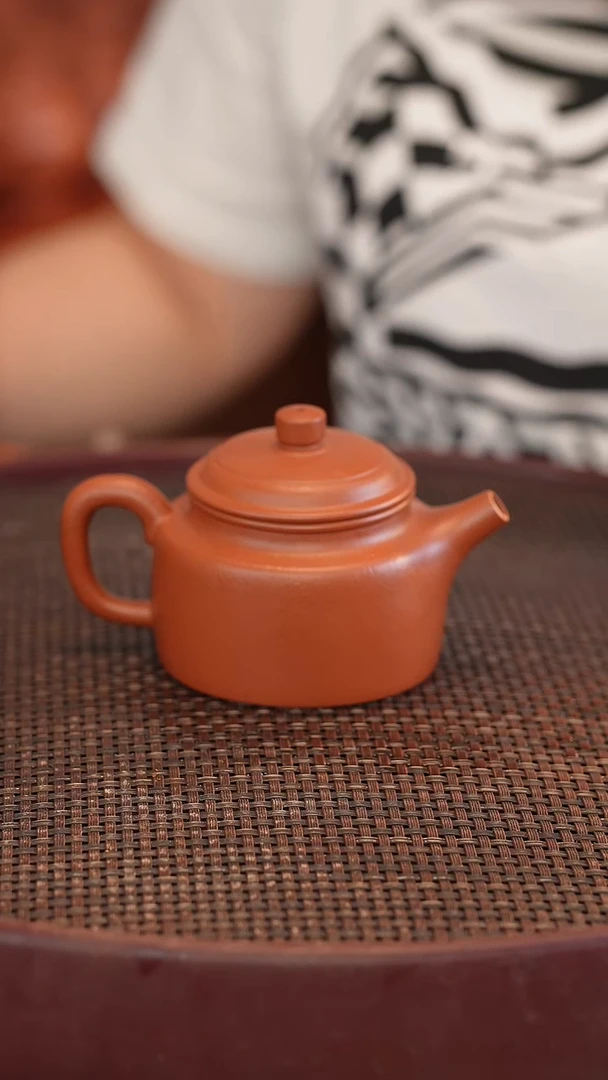 茶壶紫砂全手 大红袍 德中 150cc
