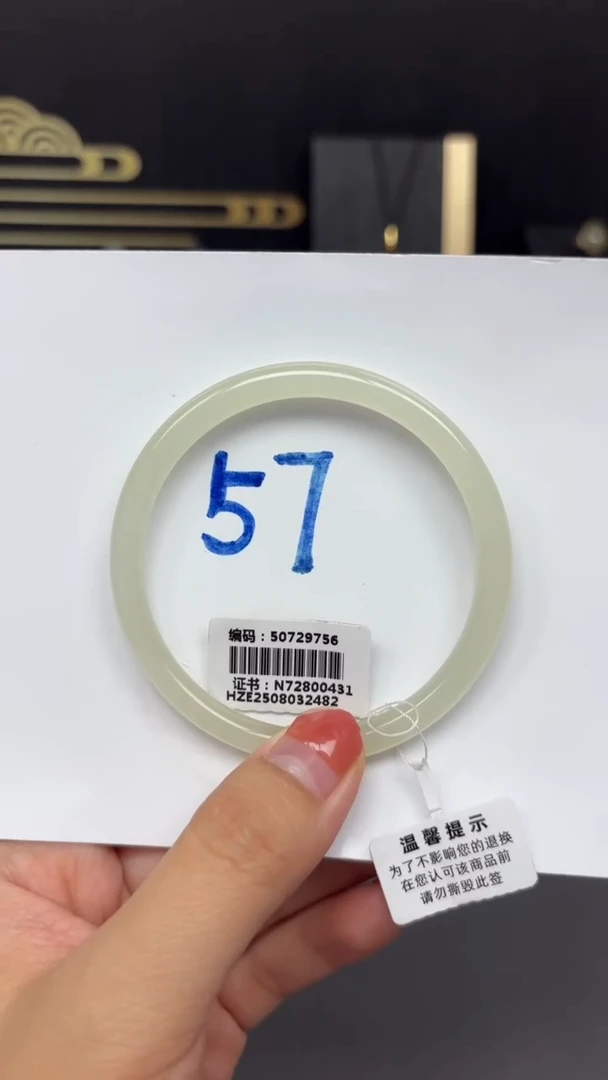 未镶嵌手镯和田玉9756