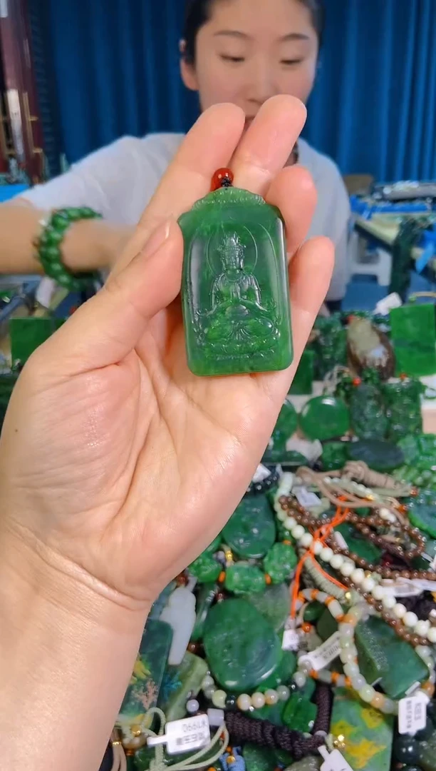 和田玉未镶嵌挂件1