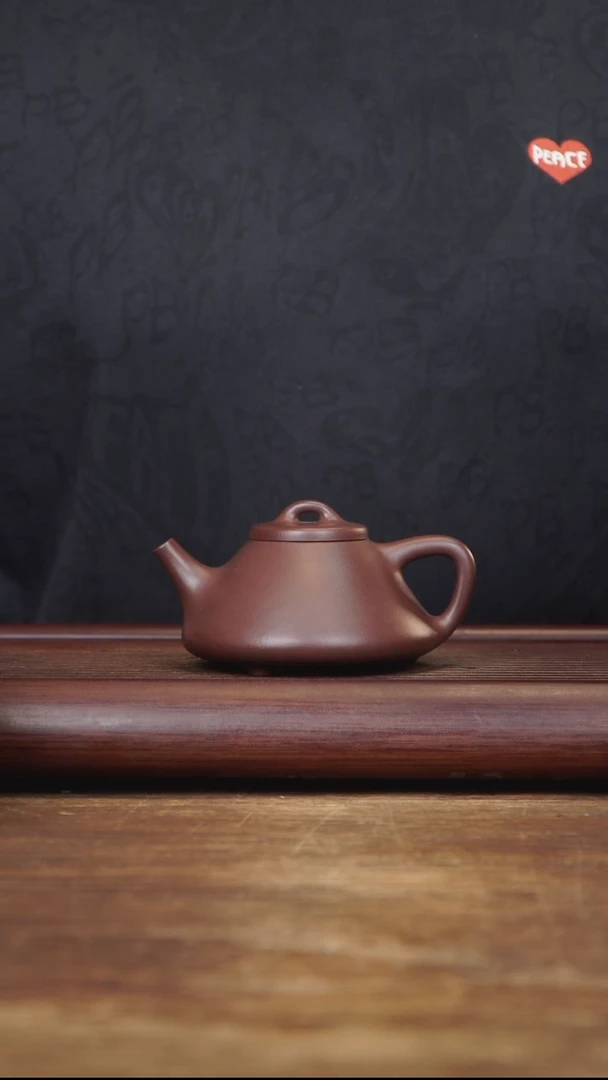 茶壶紫砂180ml 子冶石瓢 家藏紫泥