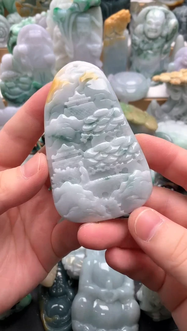 吊坠(不含链)未镶嵌翡翠1