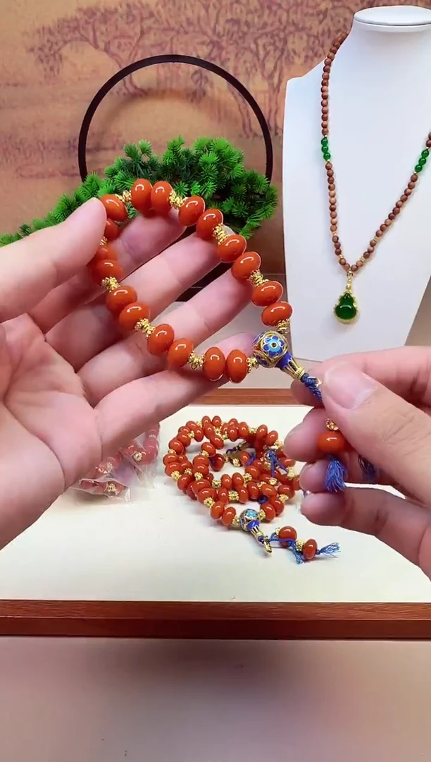 手链蜜蜡14K金镶嵌A716