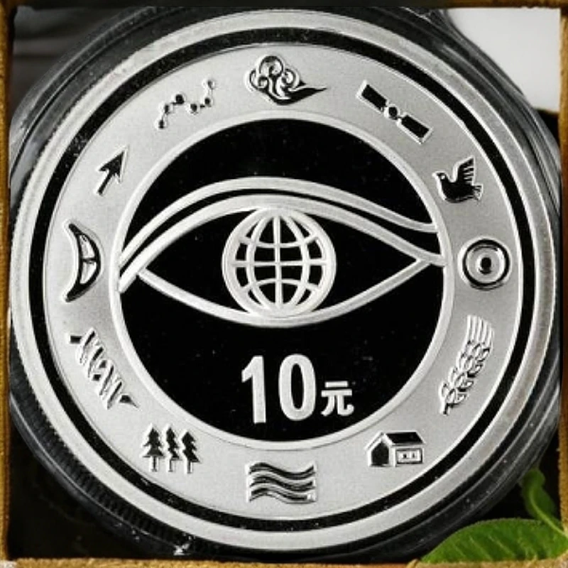 2000年千年1盎司银币 无证书文玩探宝