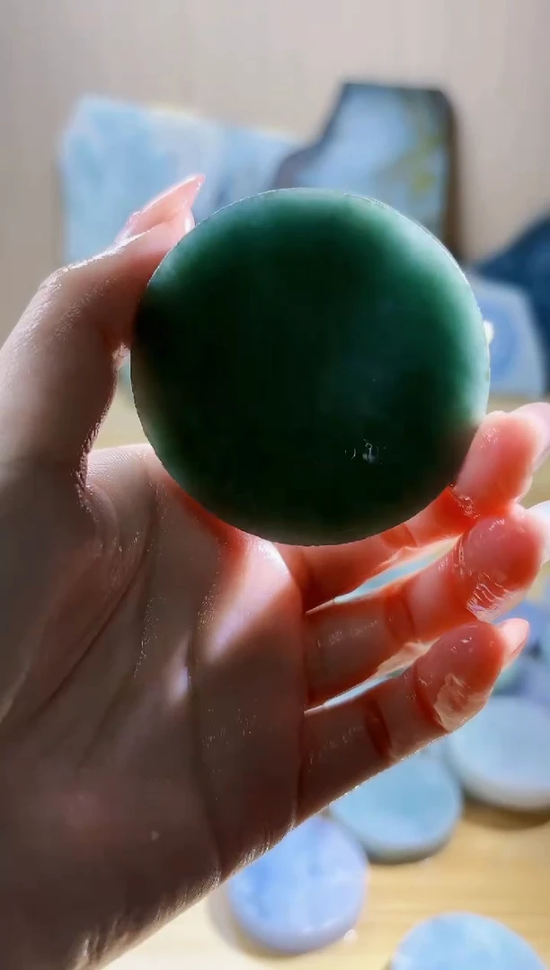 翡翠未镶嵌颈饰翡翠A货 温谭774