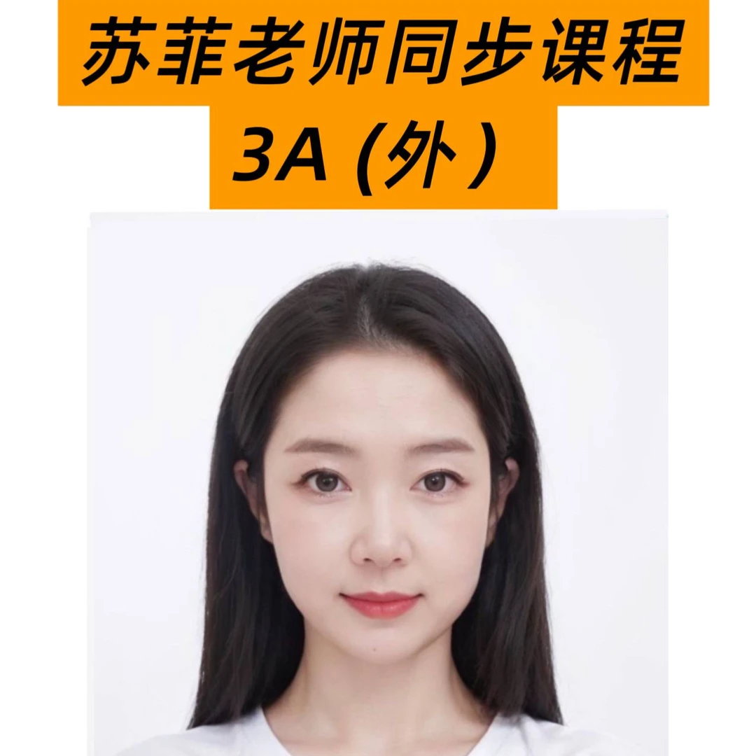 苏菲老师同步课3A（外）