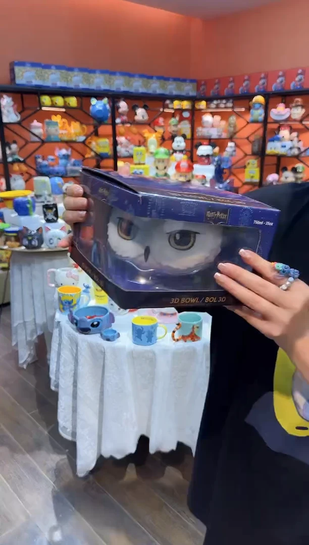 瓷片@@哈利波特海德威陶瓷零食碗