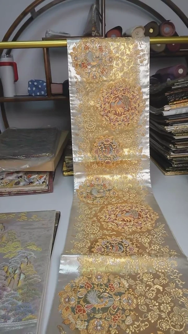 【闪购商品】织绣72西阵织六通宝相花