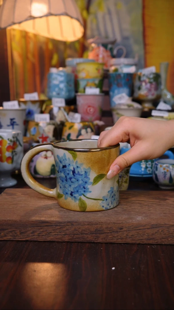 摆件泥垚手作 景德镇手工手绘器物