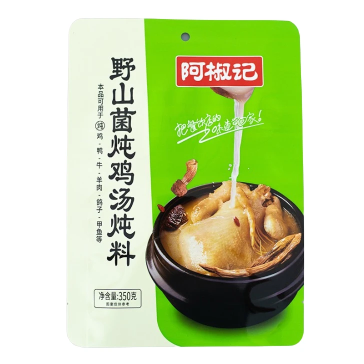 ajiaoji/阿椒记野山菌土鸡汤炖料350g