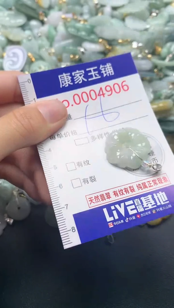 吊坠(不含链)未镶嵌翡翠4906