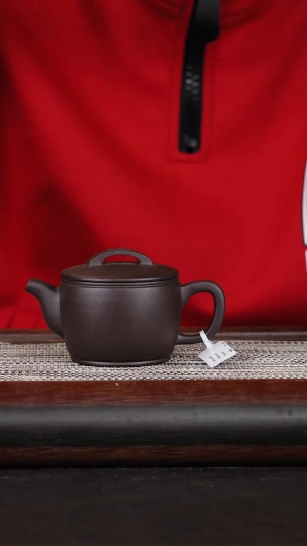 【闪购商品】紫砂茶壶9黑紫泥汉瓦200