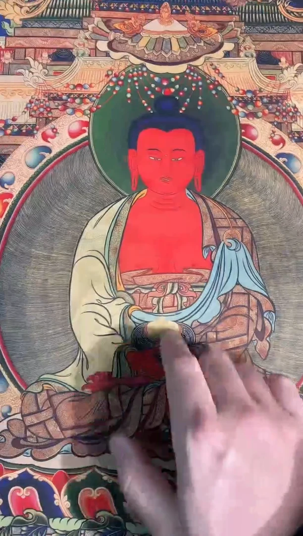 卷轴画天天的唐卡tk160